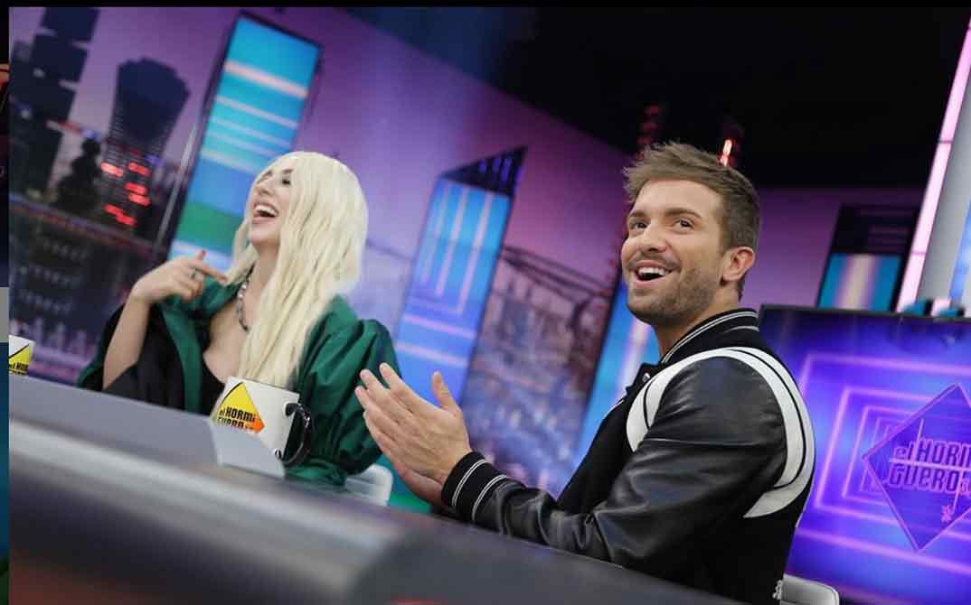 Pablo Alborán y Ava Max- El Hormiguero © Instagram