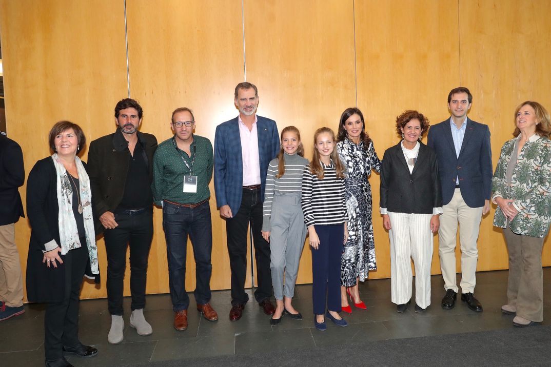 Los reyes Felipe y Letizia con la Princesa Leonor y la Infanta Sofía - Premios Princesa Girona 2019 © Casa S.M. El Rey