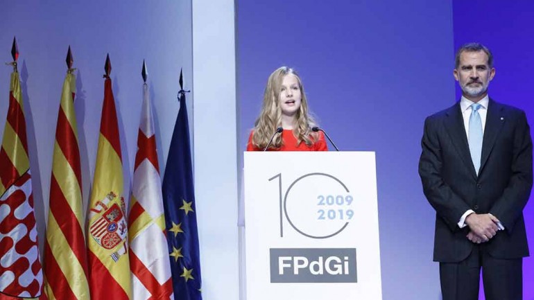 El debut de la Princesa Leonor en los Premios Princesa de Girona