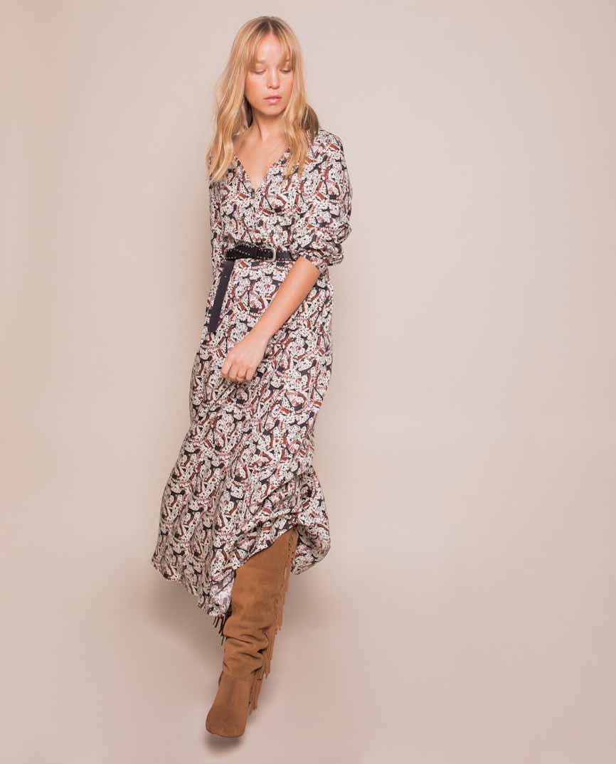 slowlove vestido flores