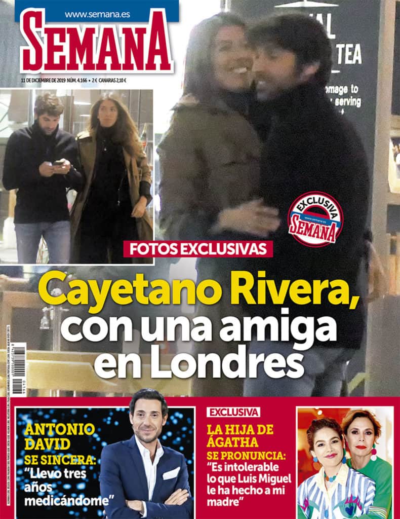 Cayetano Rivera con una amiga - Revista Semana