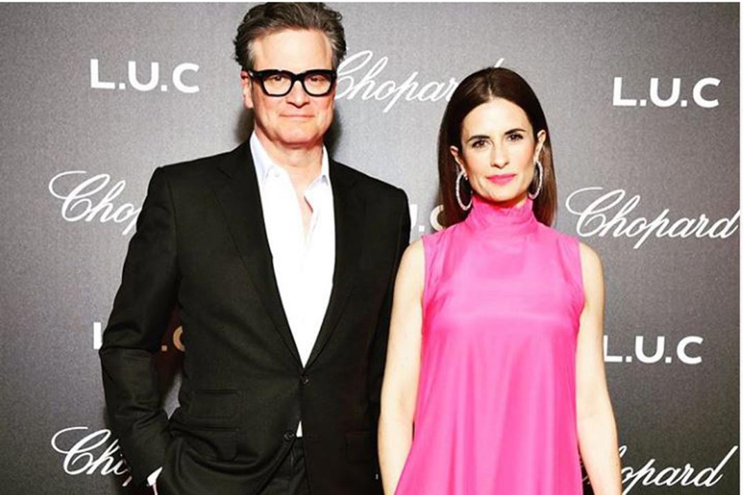 Colin Firth y su esposa Livia © Instagram