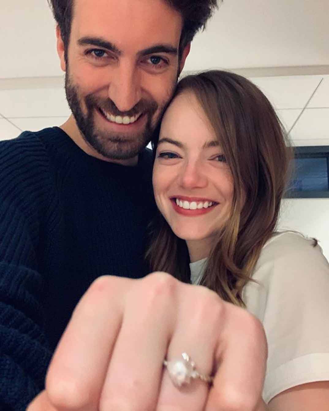 Emma Stone y Dave McCary © Instagram