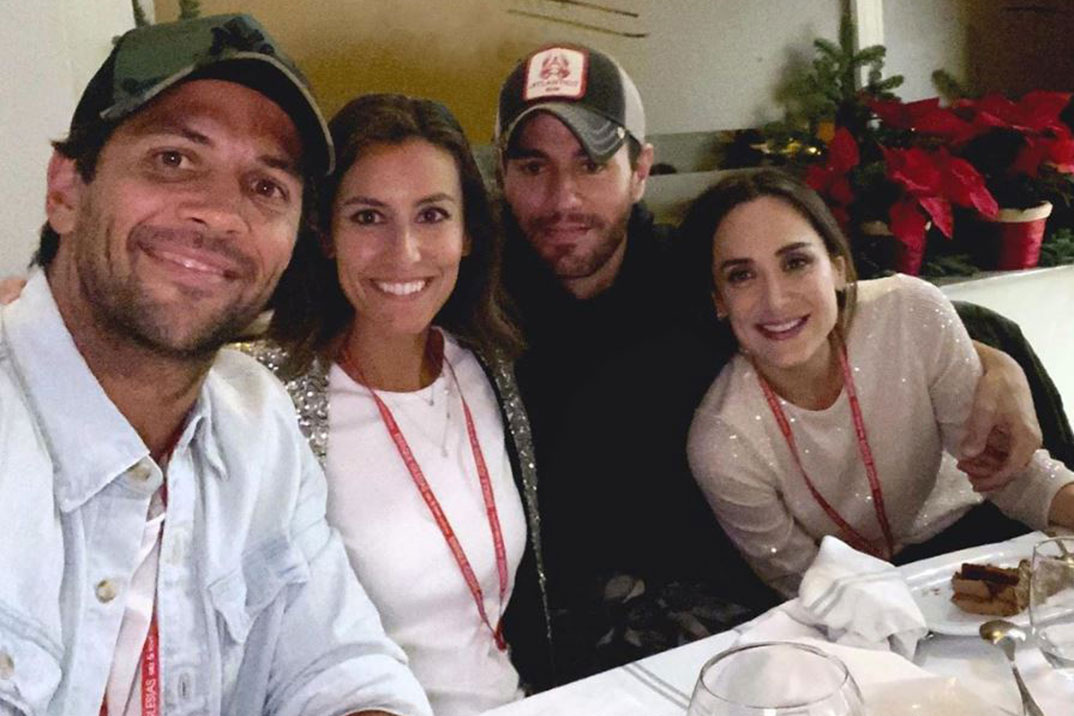 Fernando Verdasco, Ana Boyer, Enrique Iglesias y Tamara Falcó © Instagram