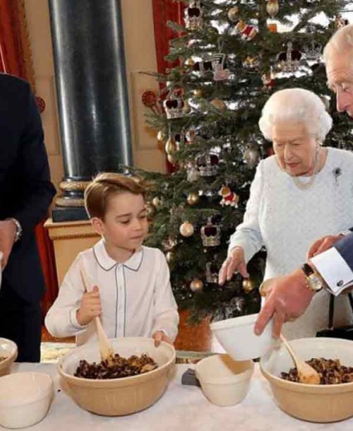 El príncipe George, un pequeño chef en palacio