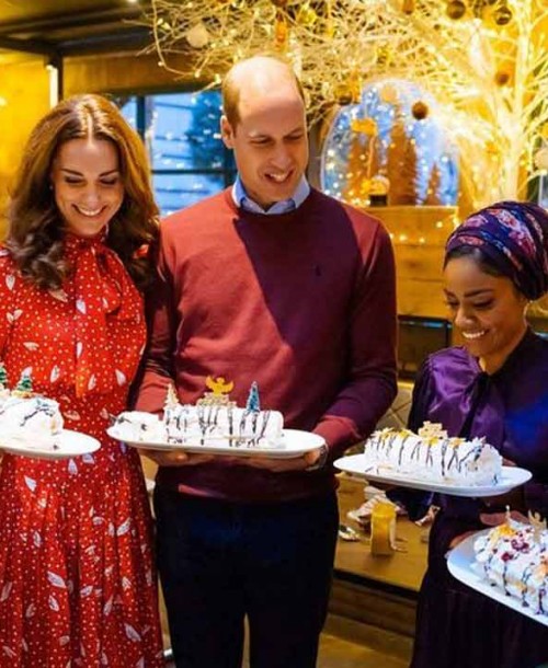 Así ha sido el primer look navideño de Kate Middleton