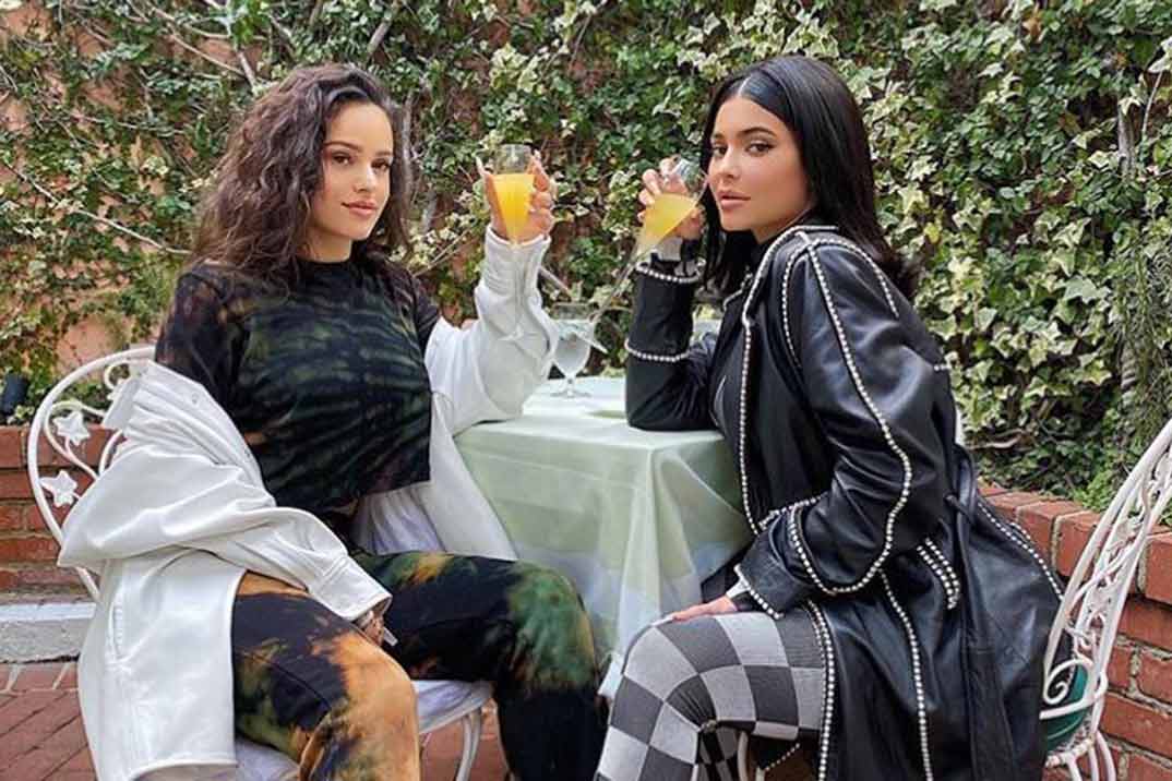 La foto de Rosalía y Kylie Jenner que se ha hecho viral