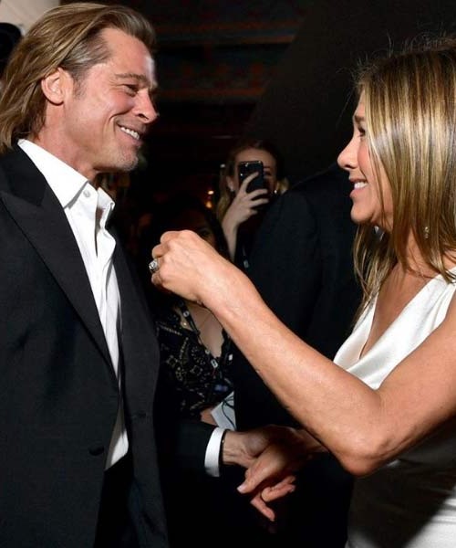 ¡Por fin! El reencuentro de Brad Pitt y Jennifer Aniston en los Premios SAG