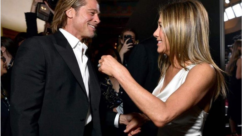 ¡Por fin! El reencuentro de Brad Pitt y Jennifer Aniston en los Premios SAG
