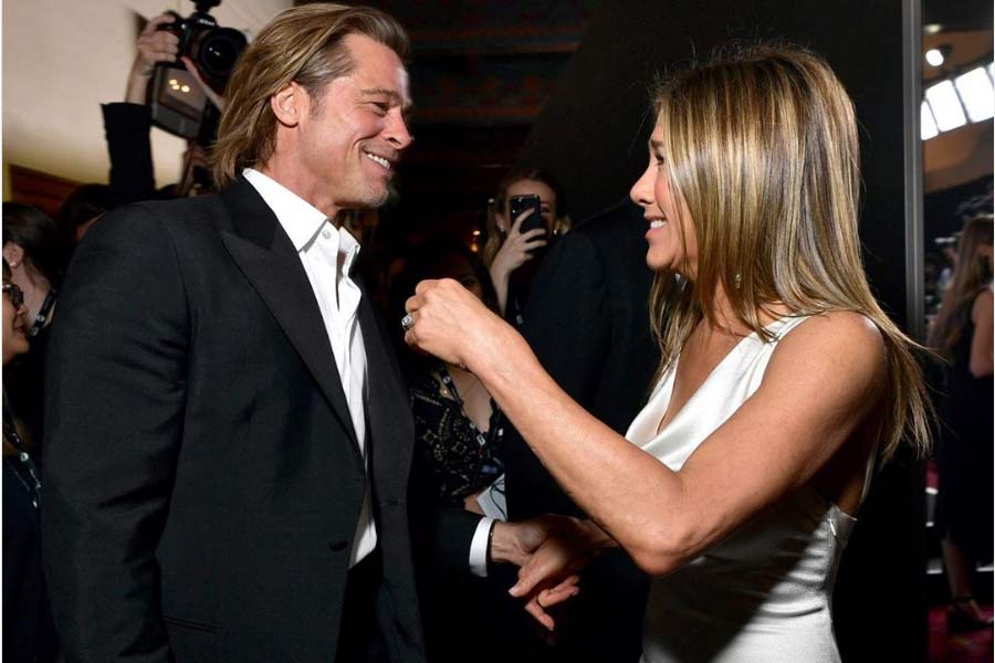 Brad Pitt Jennifer Aniston © SAG Awards/Instagram