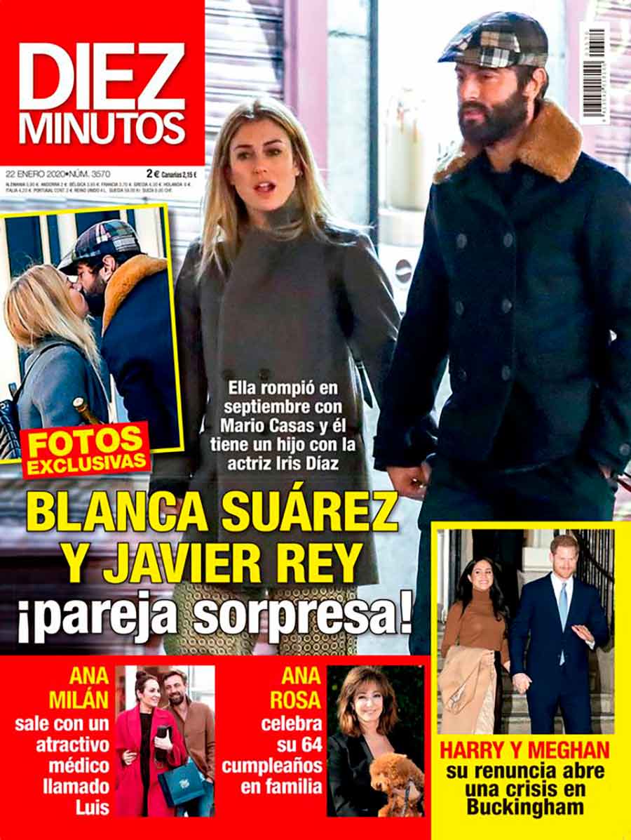 Javier Rey y Blanca Suárez - Revista Diez Minutos