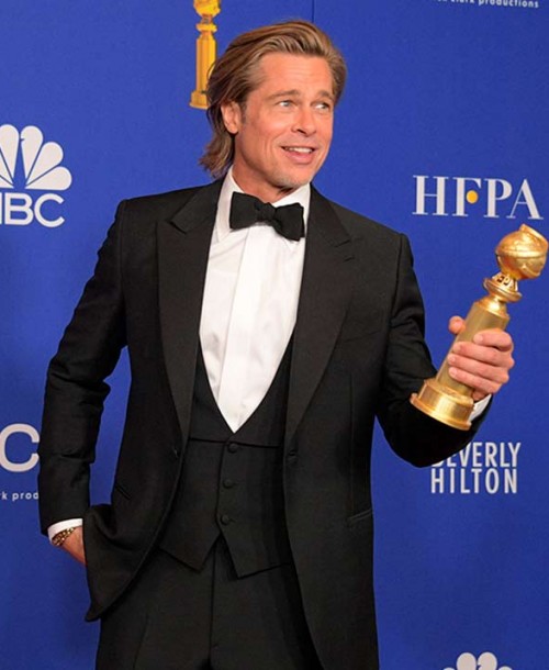 Lo mejor del discurso de Brad Pitt en los Globos de Oro 2020: la cara de Jennifer Aniston