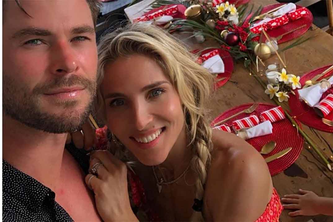 Elsa Pataky y Chris Hemsworth © Instagram