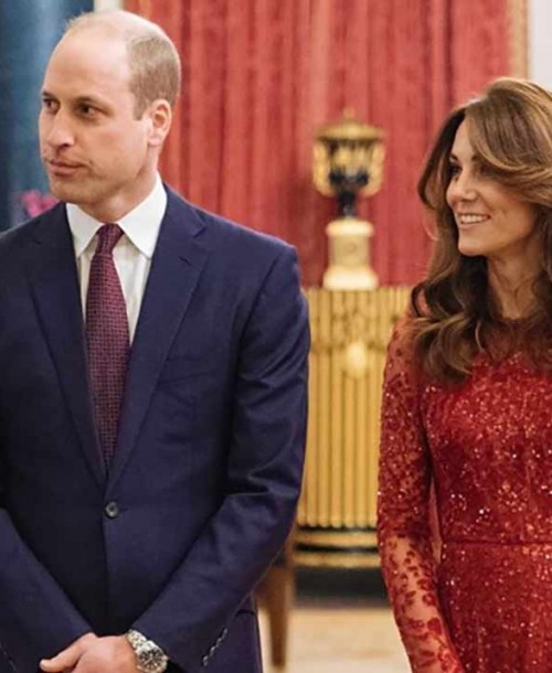Kate Middleton se convierte en la perfecta anfitriona vestida de rojo