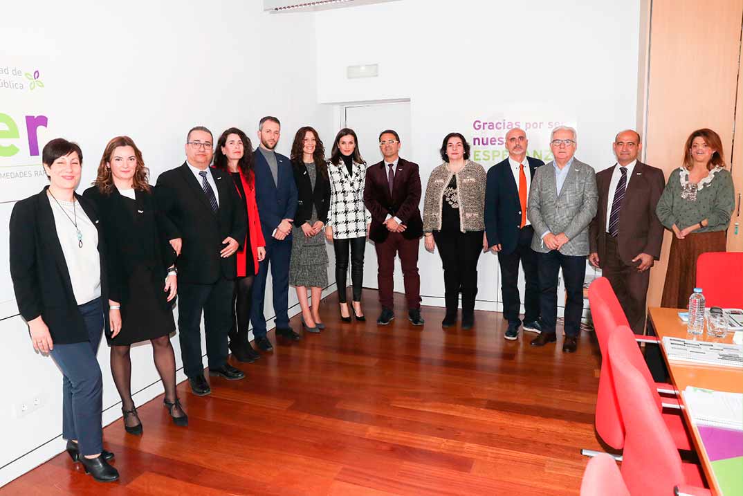 Reina Letizia - Reunión con la Federación Española de Enfermedades Rara (FEDER) © Casa S.M. El Rey