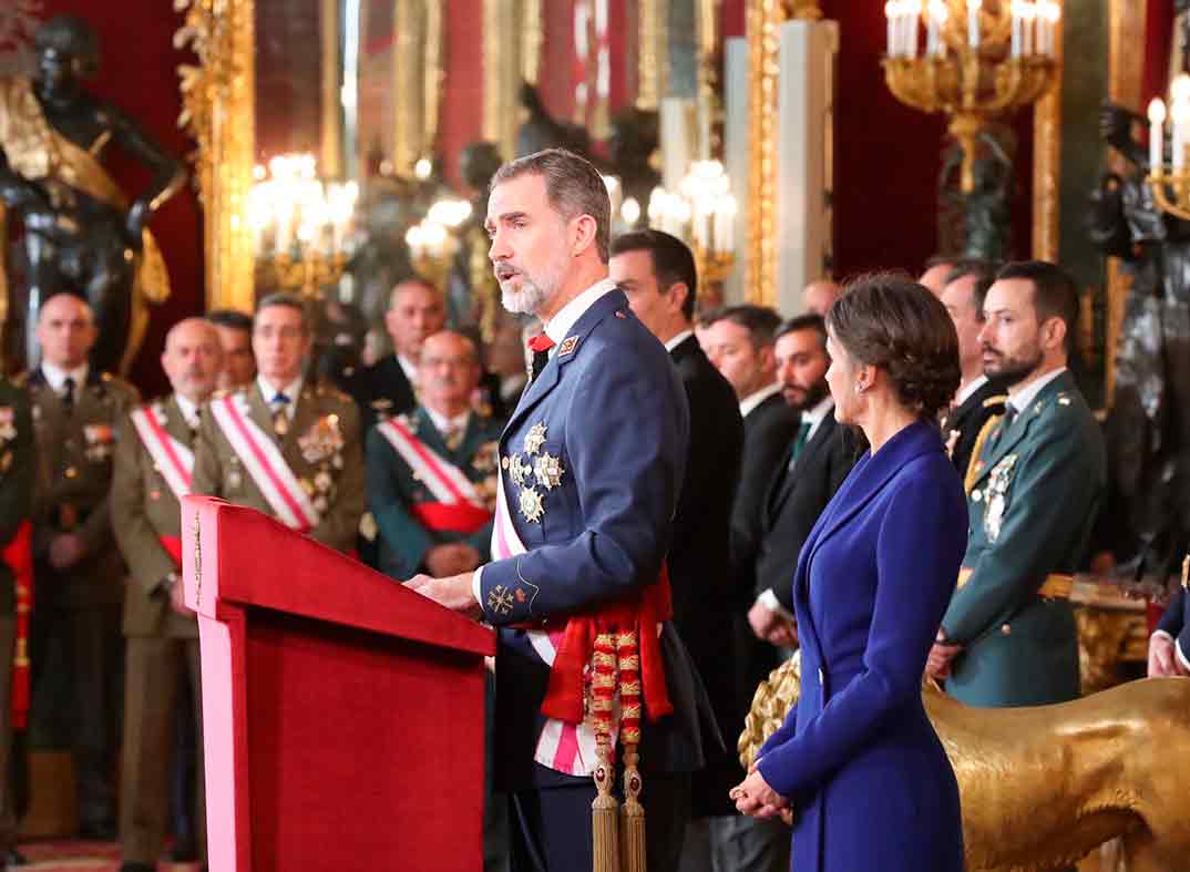 Reyes Felipe y Letizia - Pascua Militar © Casa S.M. El Rey