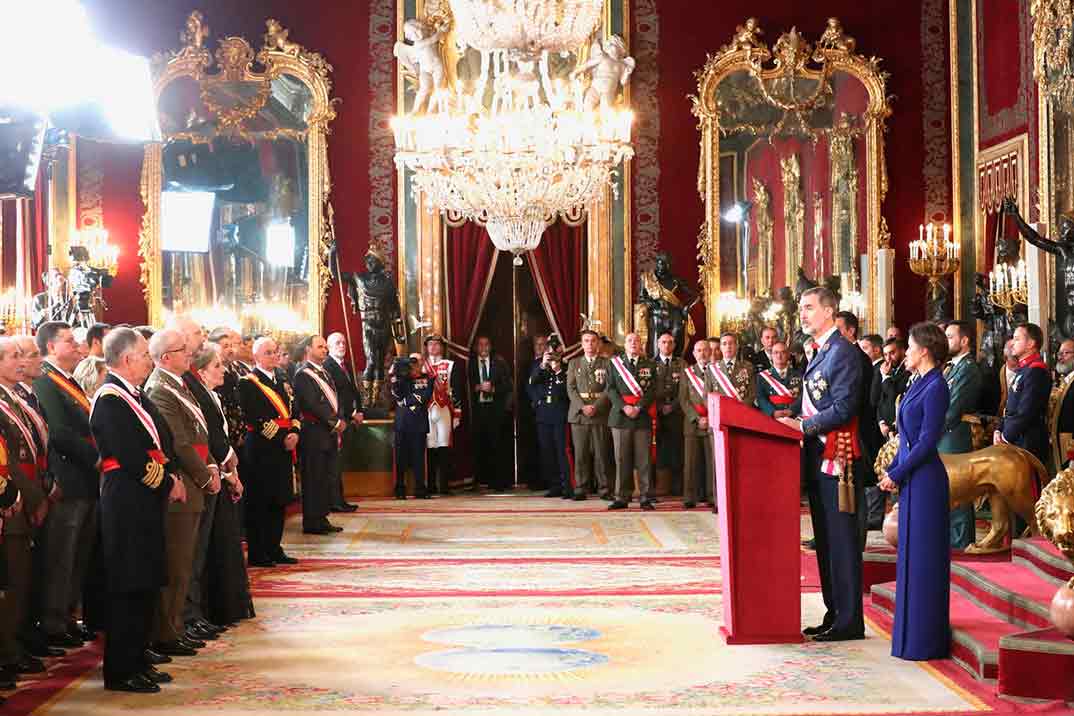 Reyes Felipe y Letizia - Pascua Militar © Casa S.M. El Rey