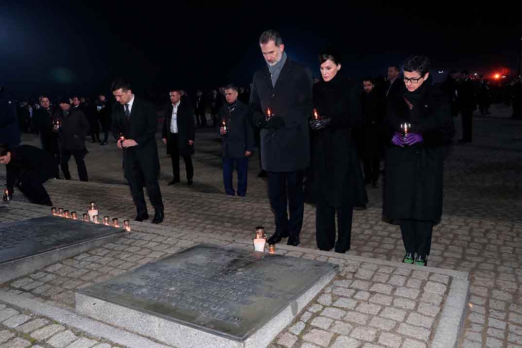 Reyes Felipe y Letizia - Auschwitz-Birkenau © Casa S.M. El Rey