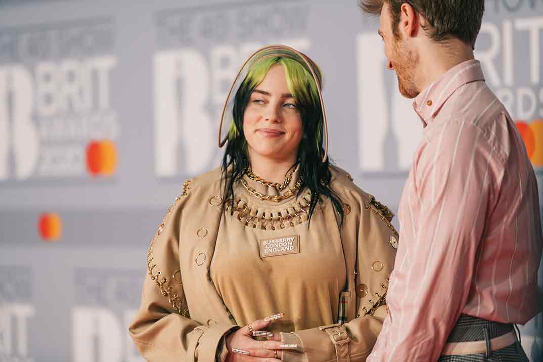 Billie Eilish - Brit Awards 2020 © Redes Sociales