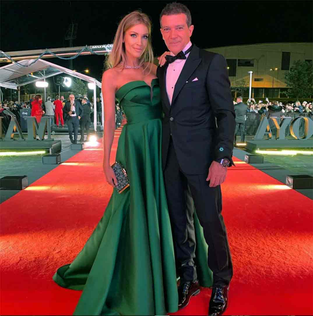 Antonio Banderas y Nicole Kimpel -Premios Goya 2020 © Instagram