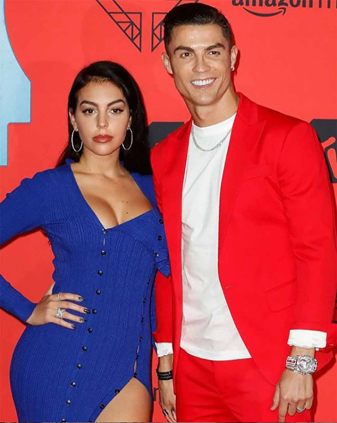 Georgina Rodríguez y Cristiano Ronaldo © Instagram