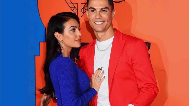 Georgina Rodríguez y Cristiano Ronaldo © Instagram
