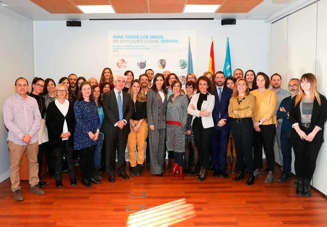 Reina Letizia - Reunión de trabajo con UNICEF © Casa S.M. El Rey