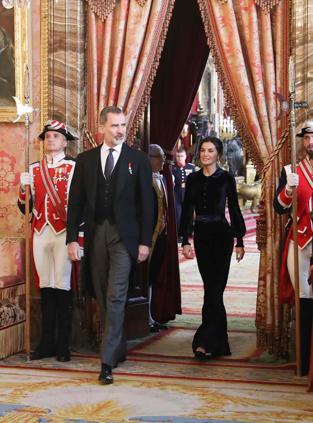 Reyes Felipe y Letizia - Recepción Cuerpo Diplomático © Casa S.M. El Rey