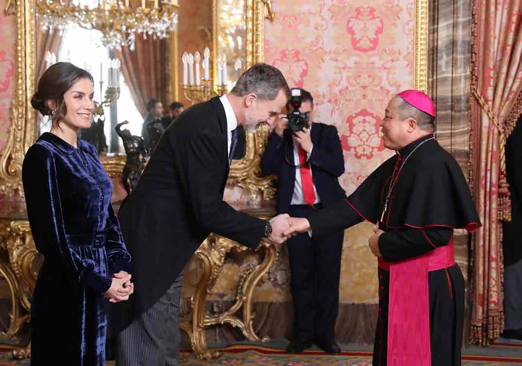 Reyes Felipe y Letizia - Recepción Cuerpo Diplomático © Casa S.M. El Rey