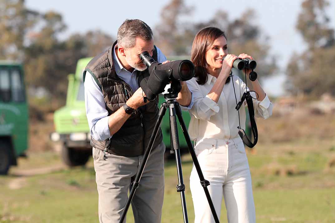 Así fue la histórica visita de los Reyes al Parque Nacional de Doñana