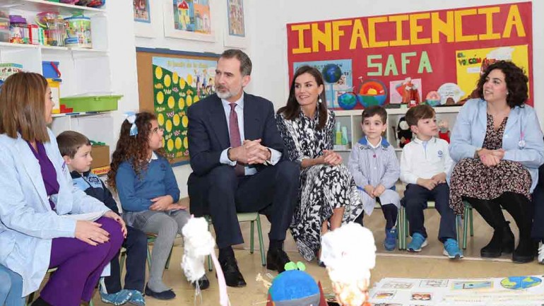 Las mejores imágenes de los reyes Felipe y Letizia en Écija