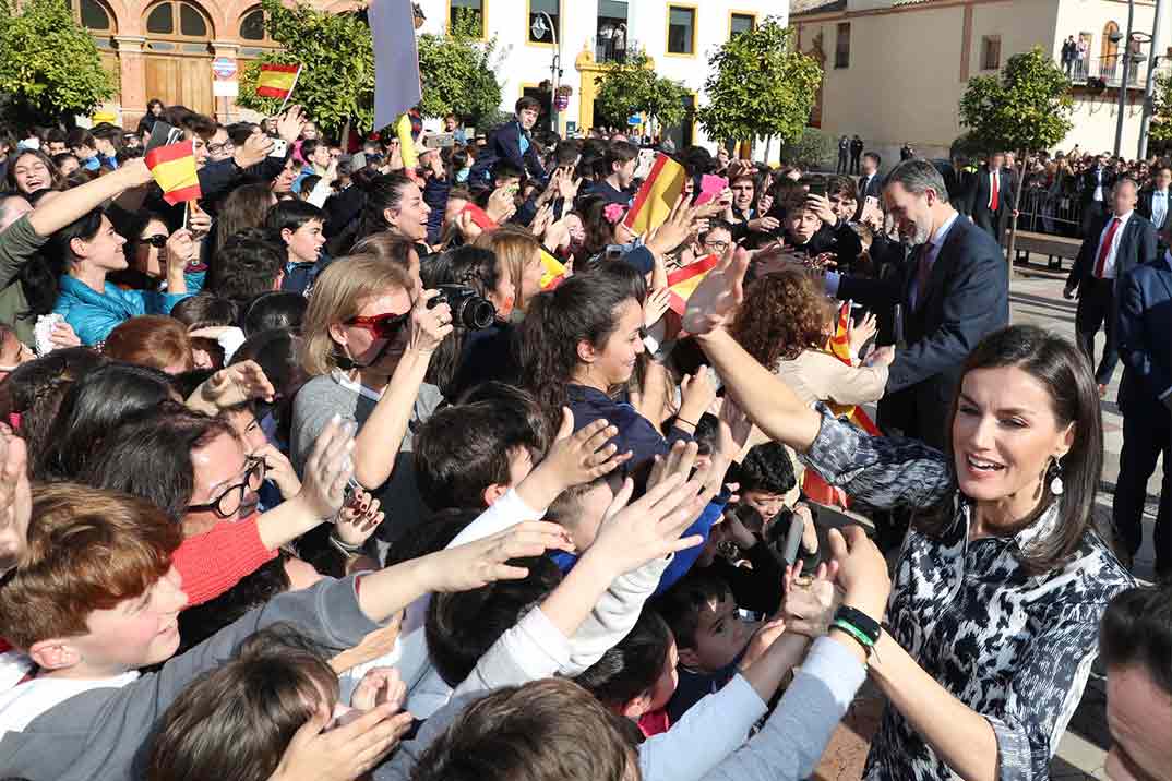 Reyes Felipe y Letizia - Écija (Sevilla) © Casa S.M. El Rey