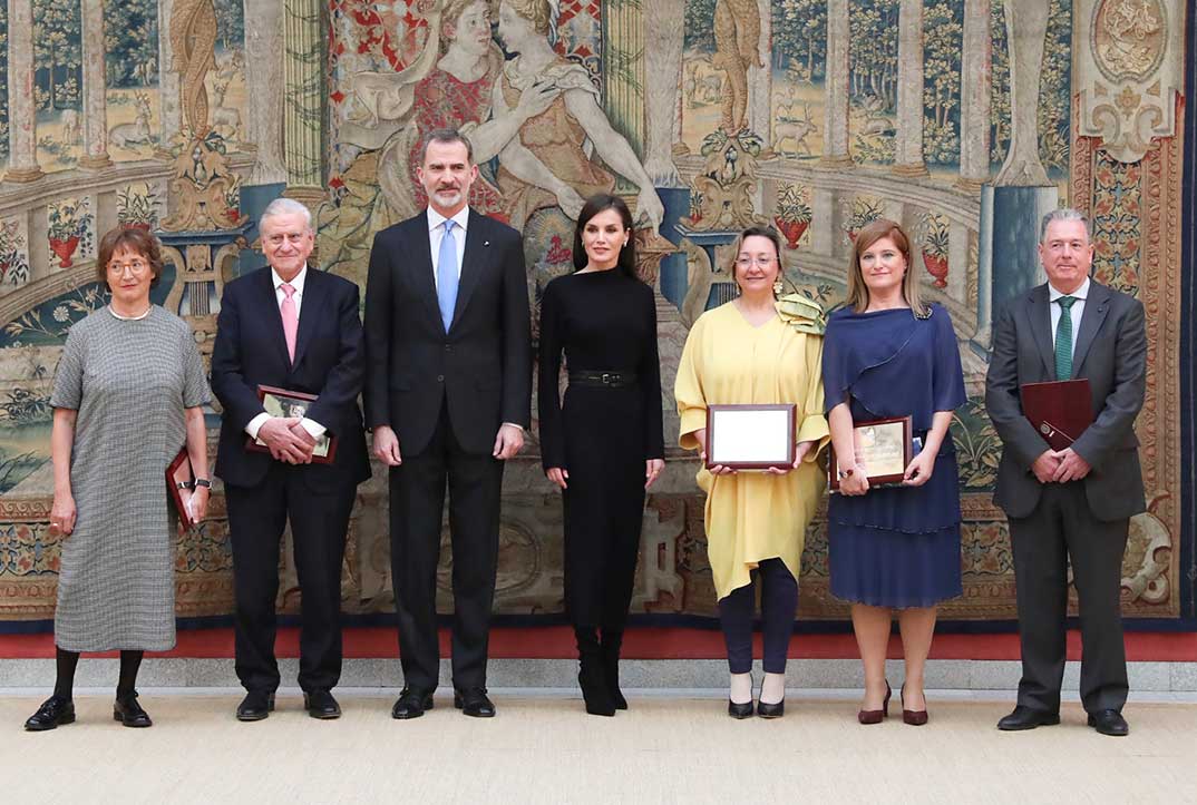 Reyes Felipe y Letizia - Premios Nacionales de Investigación 2019 © Casa S.M. El Rey