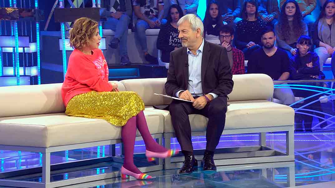 Agatha Ruíz de la Prada y Carlos Sobera - Volverte a ver © Mediaset