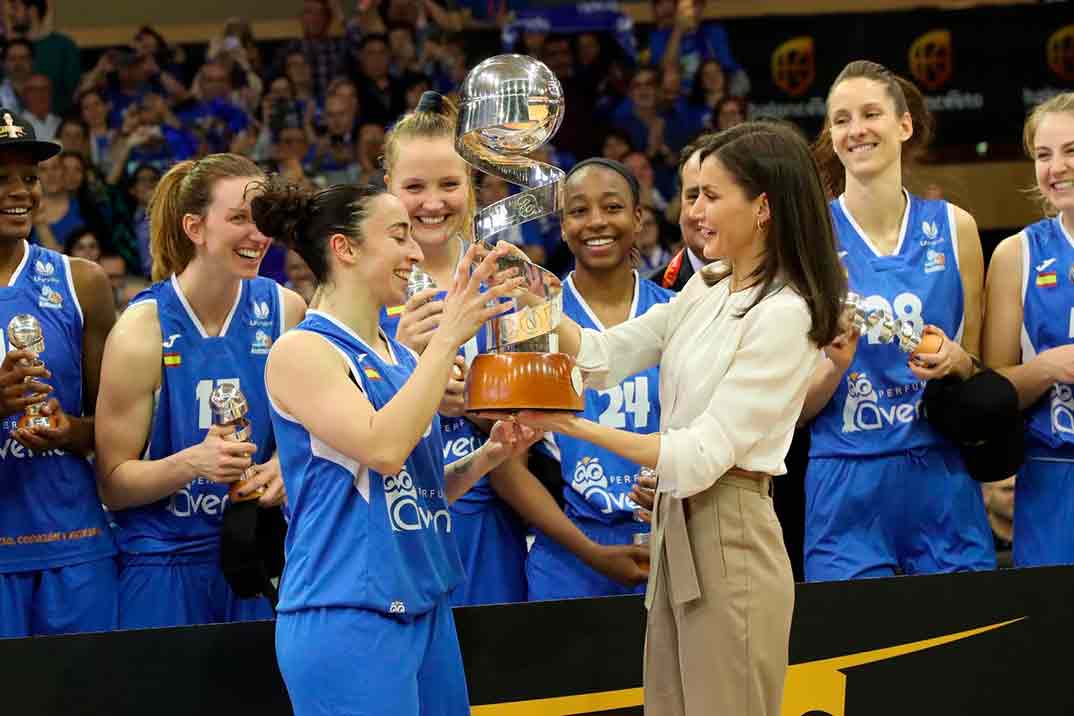 La reina Letizia en la final de la Copa S.M. la Reina de Baloncesto