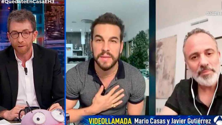 Pablo Motos, Mario Casas y Javier Gutiérrez - El Hormiguero