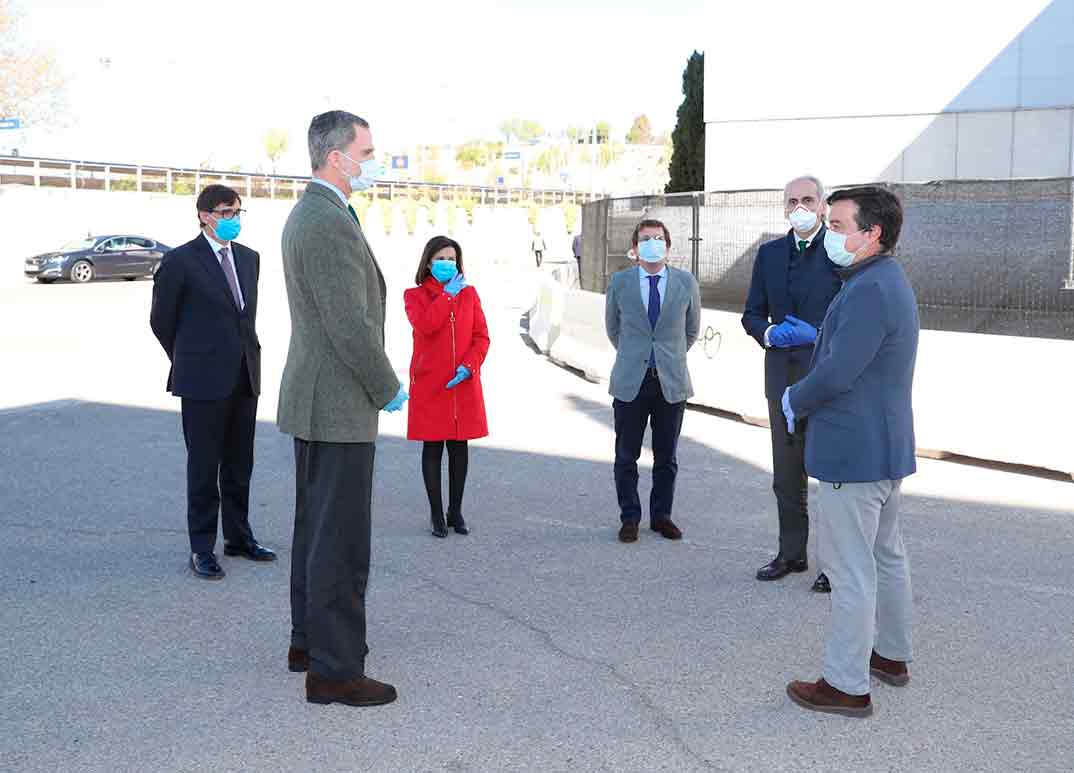 Rey Felipe VI - hospital de emergencia de IFEMA © Casa S.M. El Rey