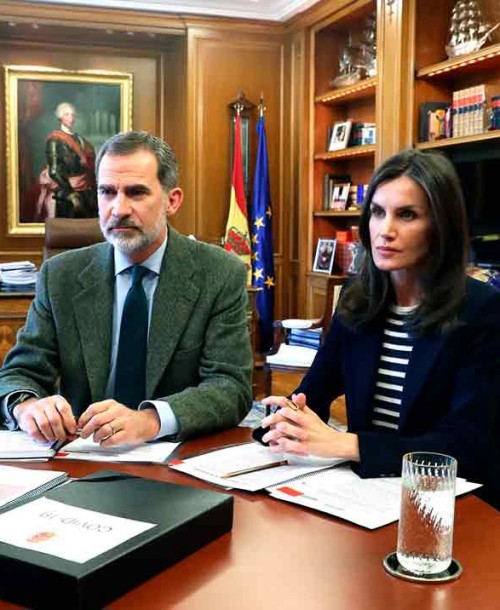 Primeras imágenes de la reina Letizia tras su cuarentena