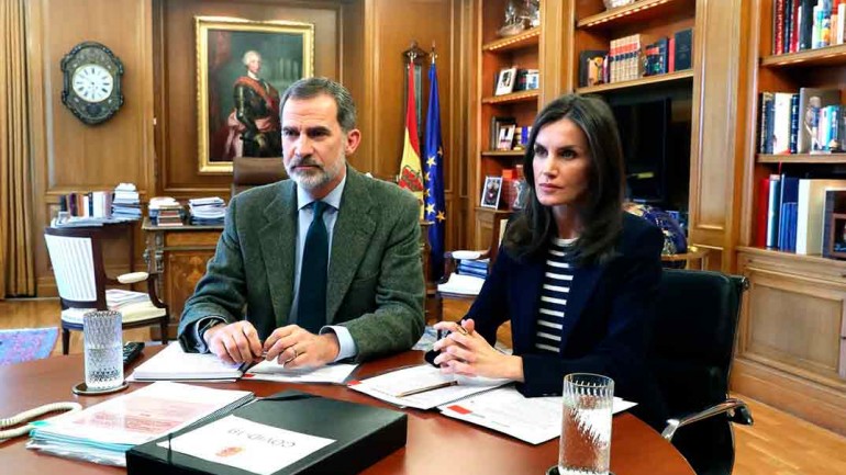 Primeras imágenes de la reina Letizia tras su cuarentena