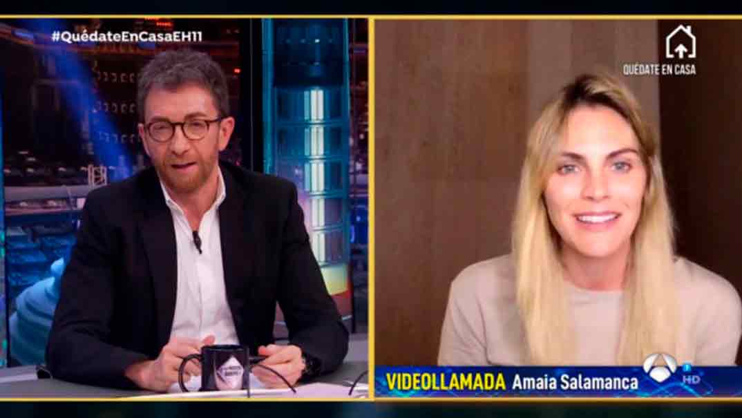 Amaia Salamanca y Pablo Motos - El Hormiguero Quédate en casa