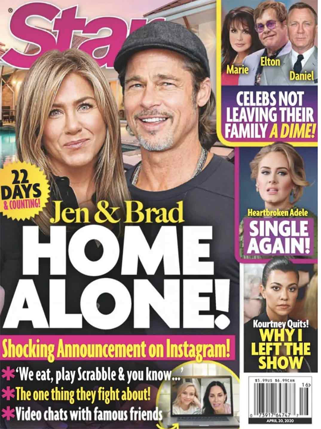 Brad Pitt y Jennifer Aniston - Star Magazine