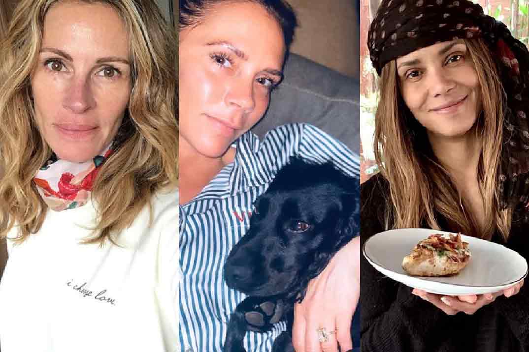 Julia Roberts, Victoria Beckham, Halle Berry © Redes Sociales