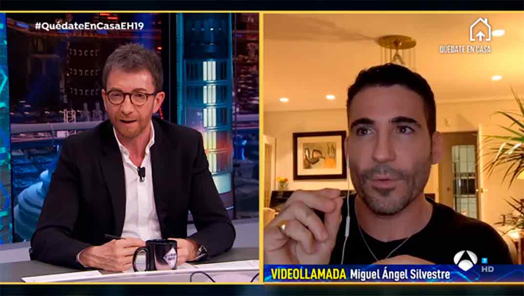 Miguel Ángel Silvestre y Pablo Motos - El Hormiguero © Atresmedia