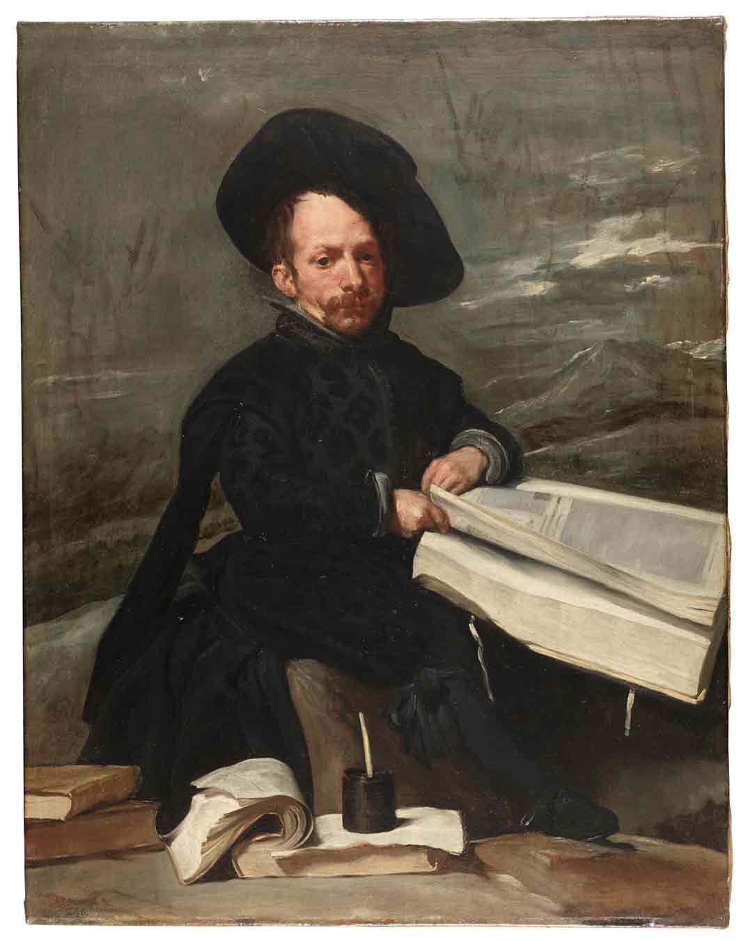Bufón con libros Velázquez Museo Nacional del Prado