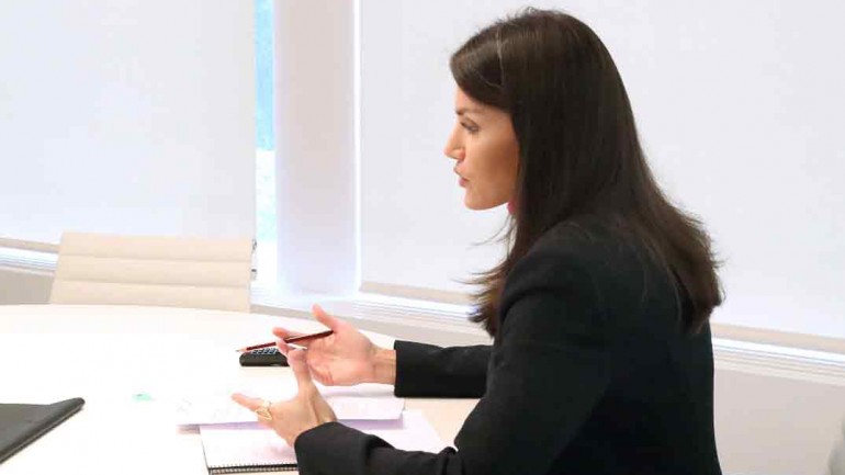 Así es el despacho de la reina Letizia