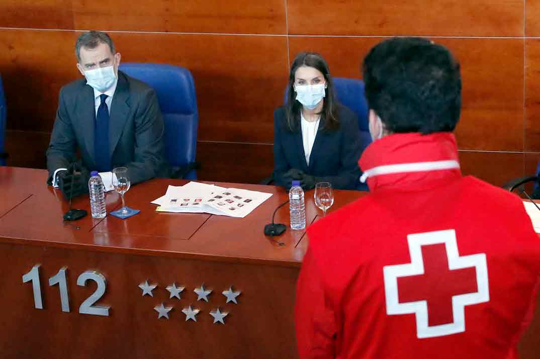 ​Los Reyes Felipe y Letizia visitan la Agencia de Seguridad y Emergencias Madrid 112© Casa S.M. El Rey