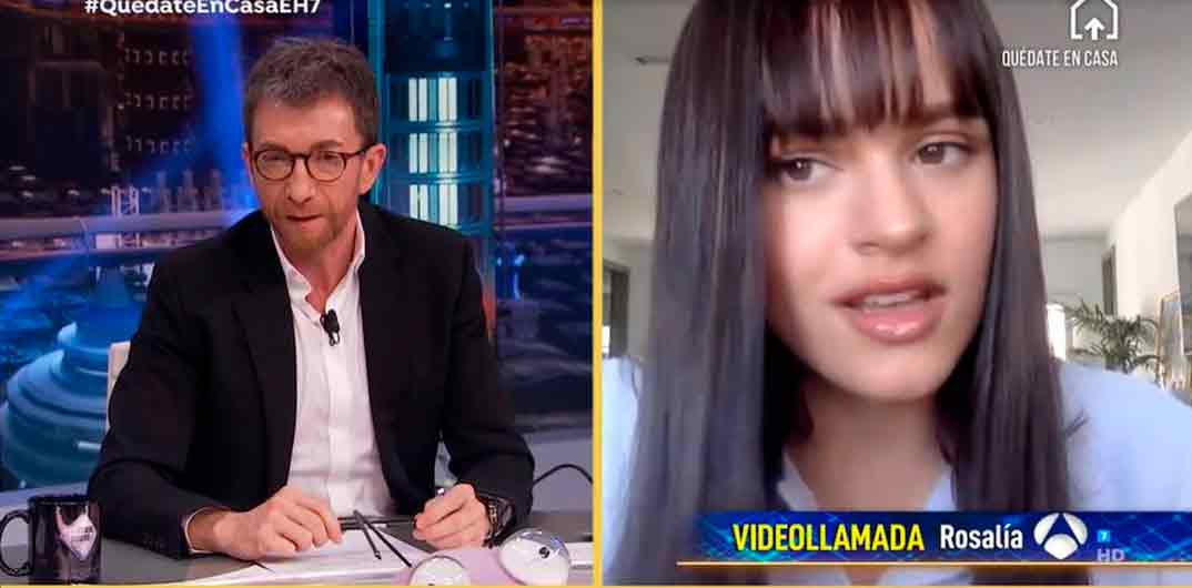 Rosalía y Pablo Motos en "El Hormiguero"