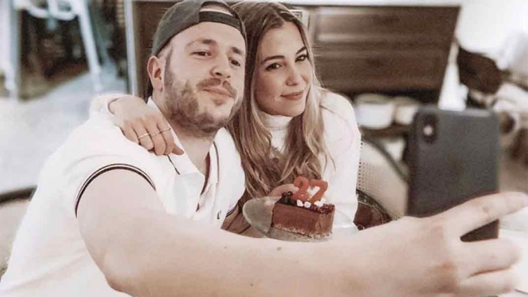 Alex Lequio con su prima Celia © Instagram