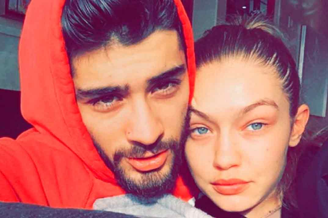 Gigi Hadid y Zayn Malik © Redes Sociales