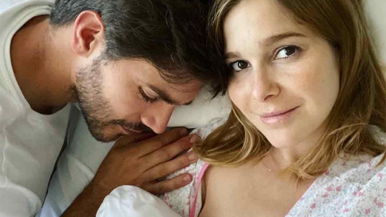 Natalia Sánchez y Marc Clotet presentan a su segundo hijo